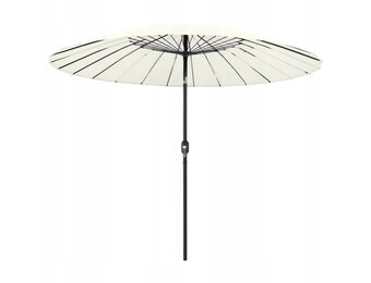 Parasol Zandwit Aluminium Paal 270cm - 52% Korting!