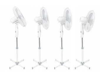 Stabiele Vloerventilator Esperanza 50W - 3 Snelheden - Wit - 32% Korting