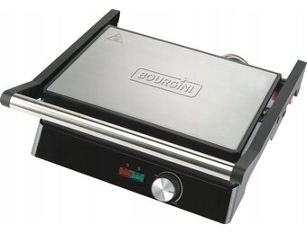 Contactgrill Panini Maker 1500W - Zilver/Grijs - 34% Korting