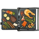 Contactgrill Panini Maker 1500W - Zilver/Grijs - 34% Korting
