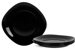 LaGlint Dinerborden Zwart (6 stuks) - 33% Korting