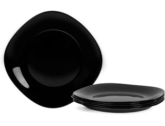 LaGlint Dinerborden Zwart (6 stuks) - 33% Korting