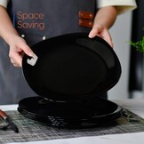 LaGlint Dinerborden Zwart (6 stuks) - 33% Korting