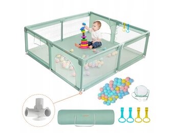Babybox XXL Groen 150x180 cm - Ongebruikt, 29% Korting!