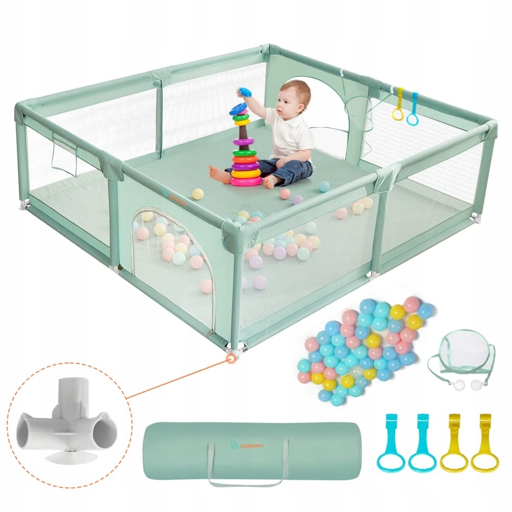 Babybox XXL Groen 150x180 cm - Ongebruikt, 29% Korting!