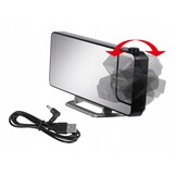 Projector Wekker Zwart - Digitale Tijdprojectie - 29% Korting