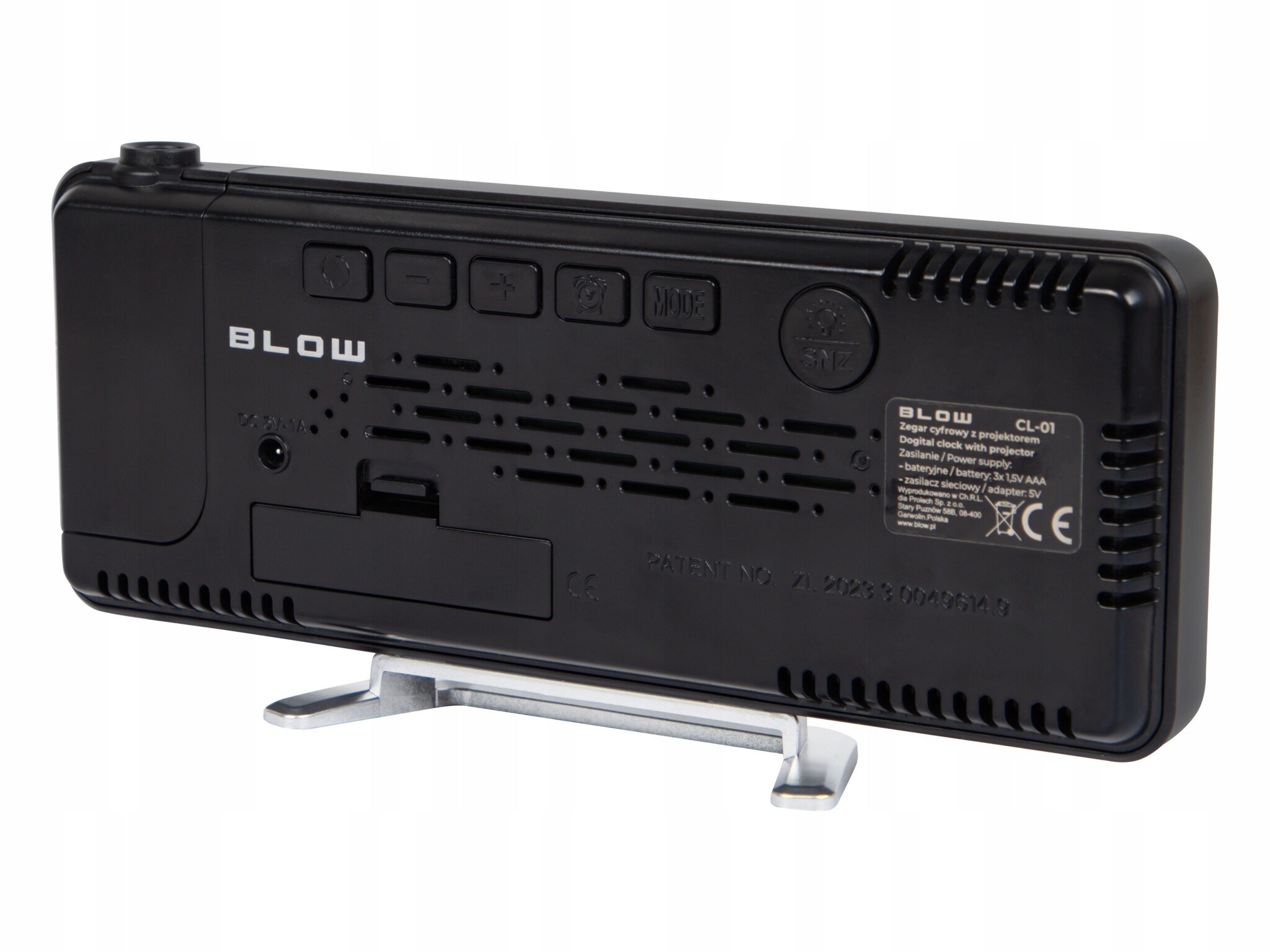 Projector Wekker Zwart - Digitale Tijdprojectie - 29% Korting