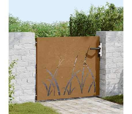 Cortenstaal Tuinpoort 85x100 cm - Grasontwerp (35% Korting)
