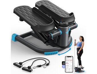 Mini Stepper 2-in-1 met Weerstandsbanden - 35% Korting!
