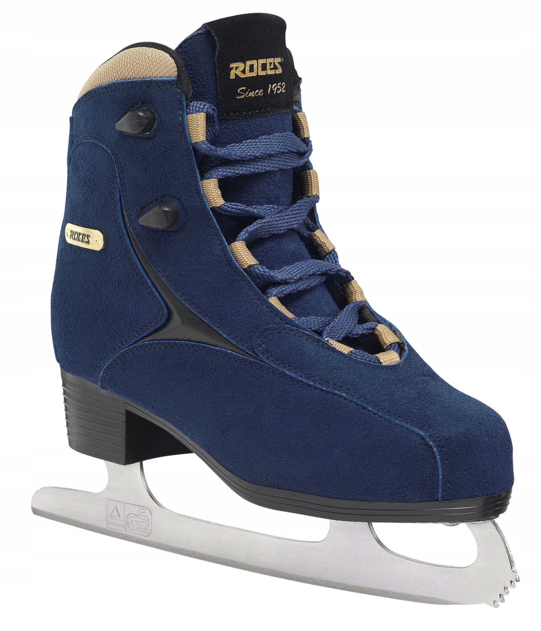 Kunstschaatsen Dames Recreatief Maat 42 Blauw/Goud - 35% Korting!