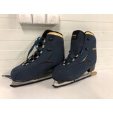 Kunstschaatsen Dames Recreatief Maat 42 Blauw/Goud - 35% Korting!