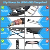 Fitness Trampoline Inklapbaar 106cm - 34% Korting!