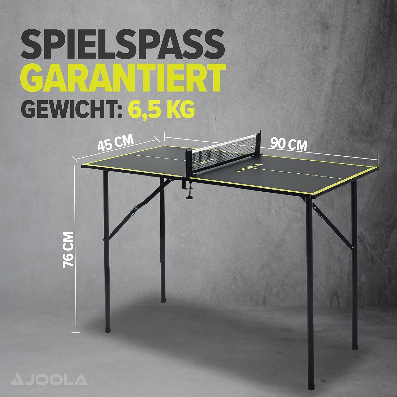Mini Tafeltennistafel Inklapbaar 90x45 cm met Net - 4% Korting