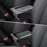 Armleuning middenconsole VW Golf 6 MK6 (08-13) - Zwart met USB & Opbergruimte - 34% Korting