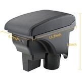Armleuning middenconsole VW Golf 6 MK6 (08-13) - Zwart met USB & Opbergruimte - 34% Korting