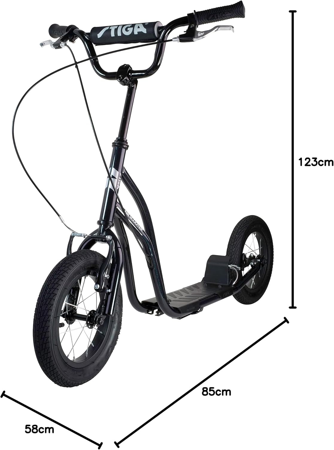 Robuuste Kinder Step 7+ | 35% Korting | Verstelbaar, Handrem, 100kg