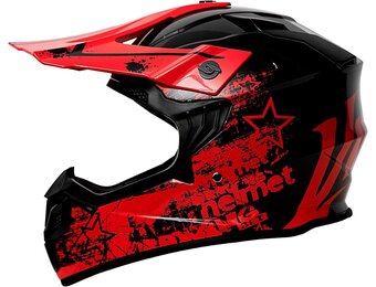 Kindercrosshelm Rood Maat M - Off-road Motorhelm met ECE R22.06 Keurmerk (34% Korting)