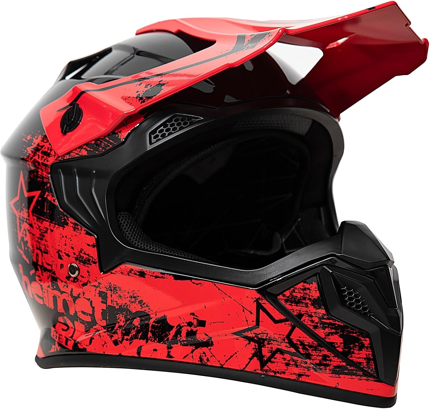 Kindercrosshelm Rood Maat M - Off-road Motorhelm met ECE R22.06 Keurmerk (34% Korting)