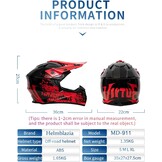Kindercrosshelm Rood Maat M - Off-road Motorhelm met ECE R22.06 Keurmerk (34% Korting)