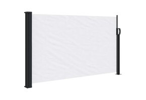 Uittrekbaar Windscherm 120x600cm Wit - 34% Korting