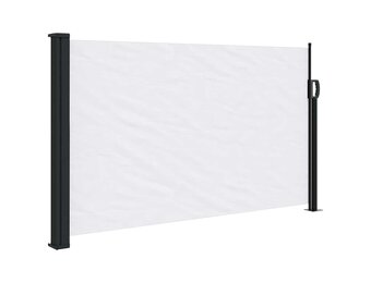 Uittrekbaar Windscherm 120x600cm Wit - 34% Korting