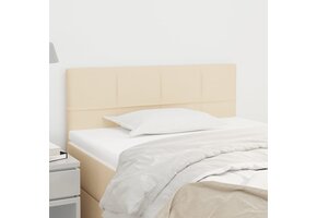 Hoofdbord Crèmekleurig Stof 80x5x78/88 cm - 45% Korting
