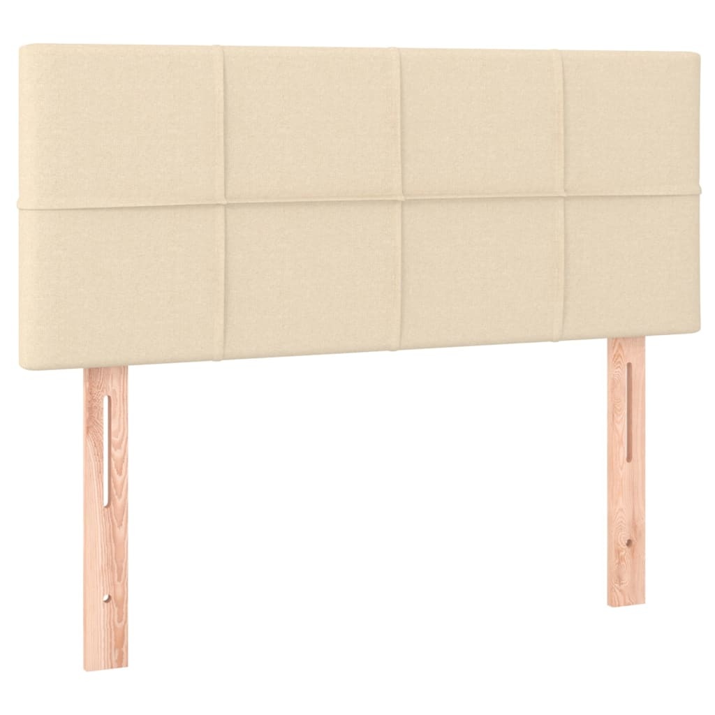 vidaXL Hoofdbord Crèmekleurig Stof 80x5x78/88 cm - 34% Korting