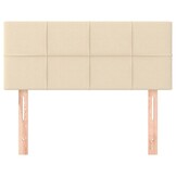 vidaXL Hoofdbord Crèmekleurig Stof 80x5x78/88 cm - 34% Korting