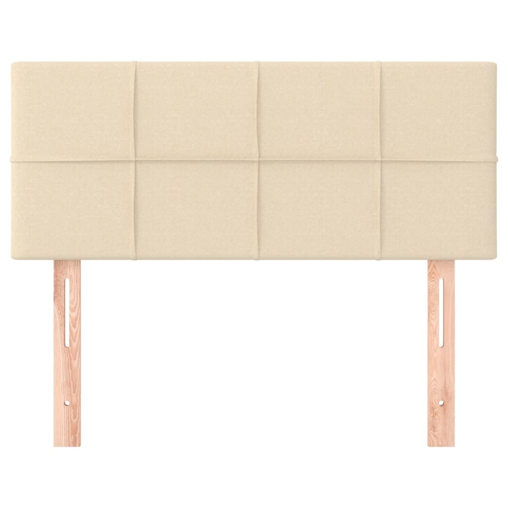 vidaXL Hoofdbord Crèmekleurig Stof 80x5x78/88 cm - 34% Korting