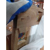 Naturel Houten Badkamerspiegel 50x70 cm - 59% Korting