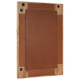 Naturel Houten Badkamerspiegel 50x70 cm - 59% Korting