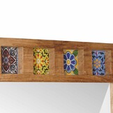 Naturel Houten Badkamerspiegel 50x70 cm - 59% Korting
