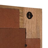 Naturel Houten Badkamerspiegel 50x70 cm - 59% Korting