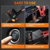 7000A Jump Starter & Bandenpomp met Powerbank - 34% Korting