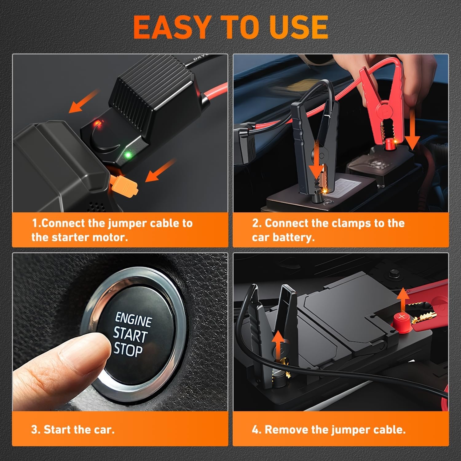 7000A Jump Starter & Bandenpomp met Powerbank - 34% Korting