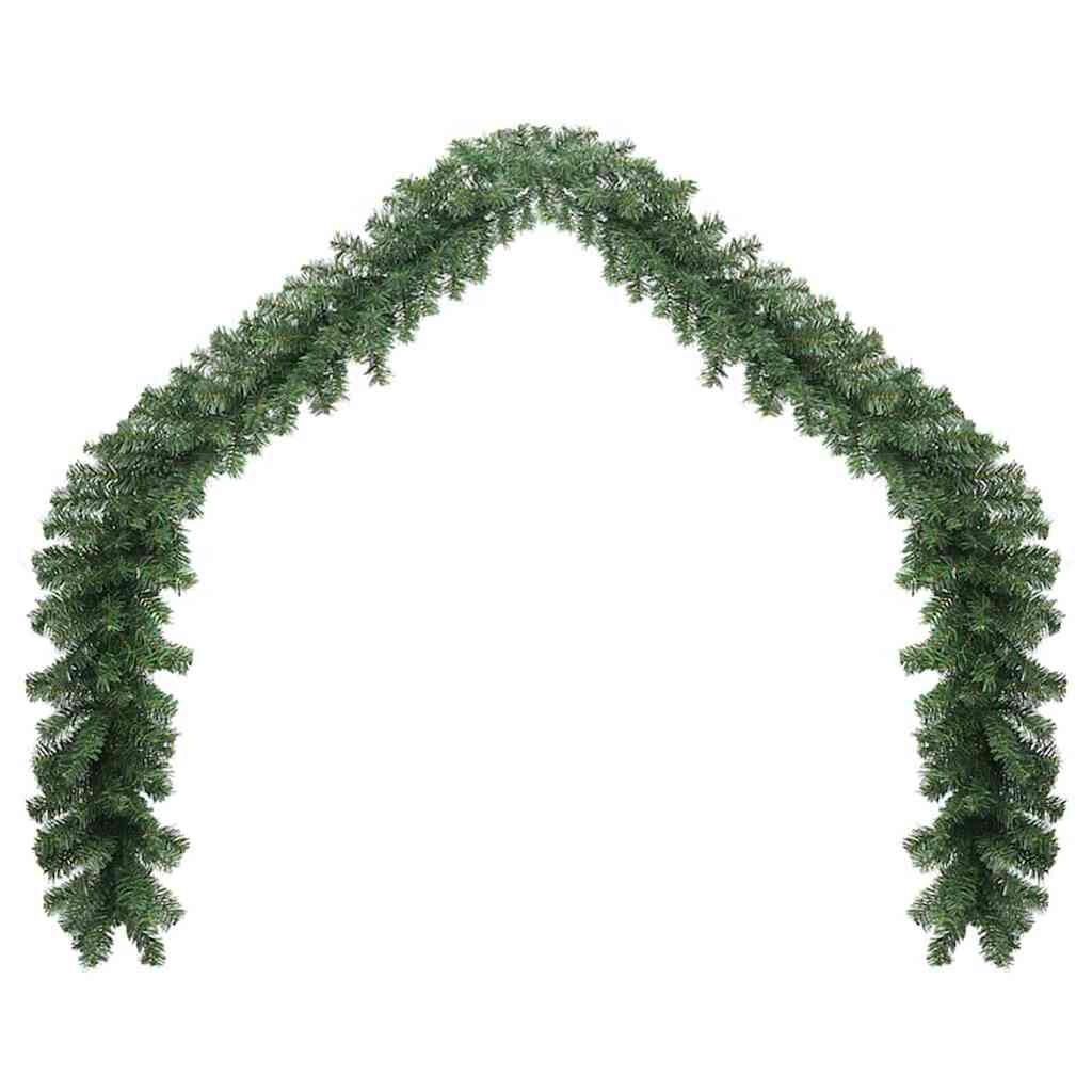 2x VidaXL Groene Kerstslinger 40m PVC - 34% Korting