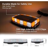 LED Stroboscoop Waarschuwingslicht Amber 54W IP67 (29% Korting)