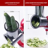 5-in-1 Rasp & Snijder Opzetstuk - KitchenAid & Cuisinart, 34% Korting