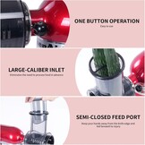 5-in-1 Rasp & Snijder Opzetstuk - KitchenAid & Cuisinart, 34% Korting