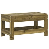 VidaXL Tuinvoetenbank Grenenhout 62x30x32 cm - 34% Korting!