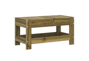 VidaXL Tuinvoetenbank Grenenhout 62x30x32 cm - 34% Korting!