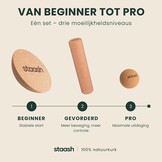 Evenwichtsbord met Kurkrol & Accessoires - 35% Korting