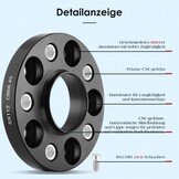 Spoorverbreders Set Mercedes-Benz 2x20mm 5/112 (29% Korting)
