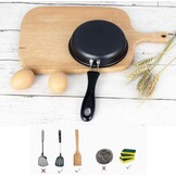 Mini Gietijzeren Koekenpan 12cm - Zwart | 29% Korting
