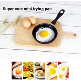 Mini Gietijzeren Koekenpan 12cm - Zwart | 29% Korting