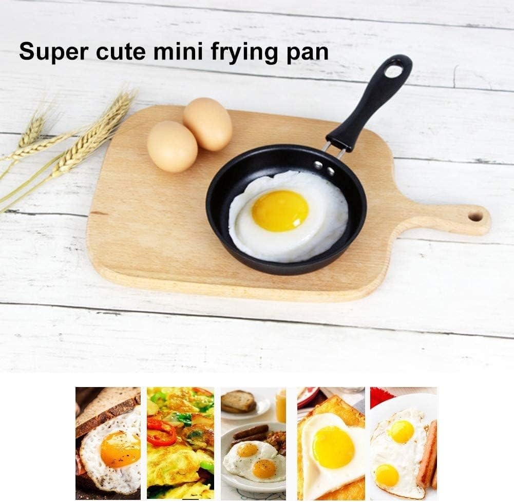 Mini Gietijzeren Koekenpan 12cm - Zwart | 29% Korting