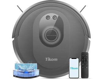 Tikom G8000 Pro Robotstofzuiger met Dweilfunctie - 35% Korting!