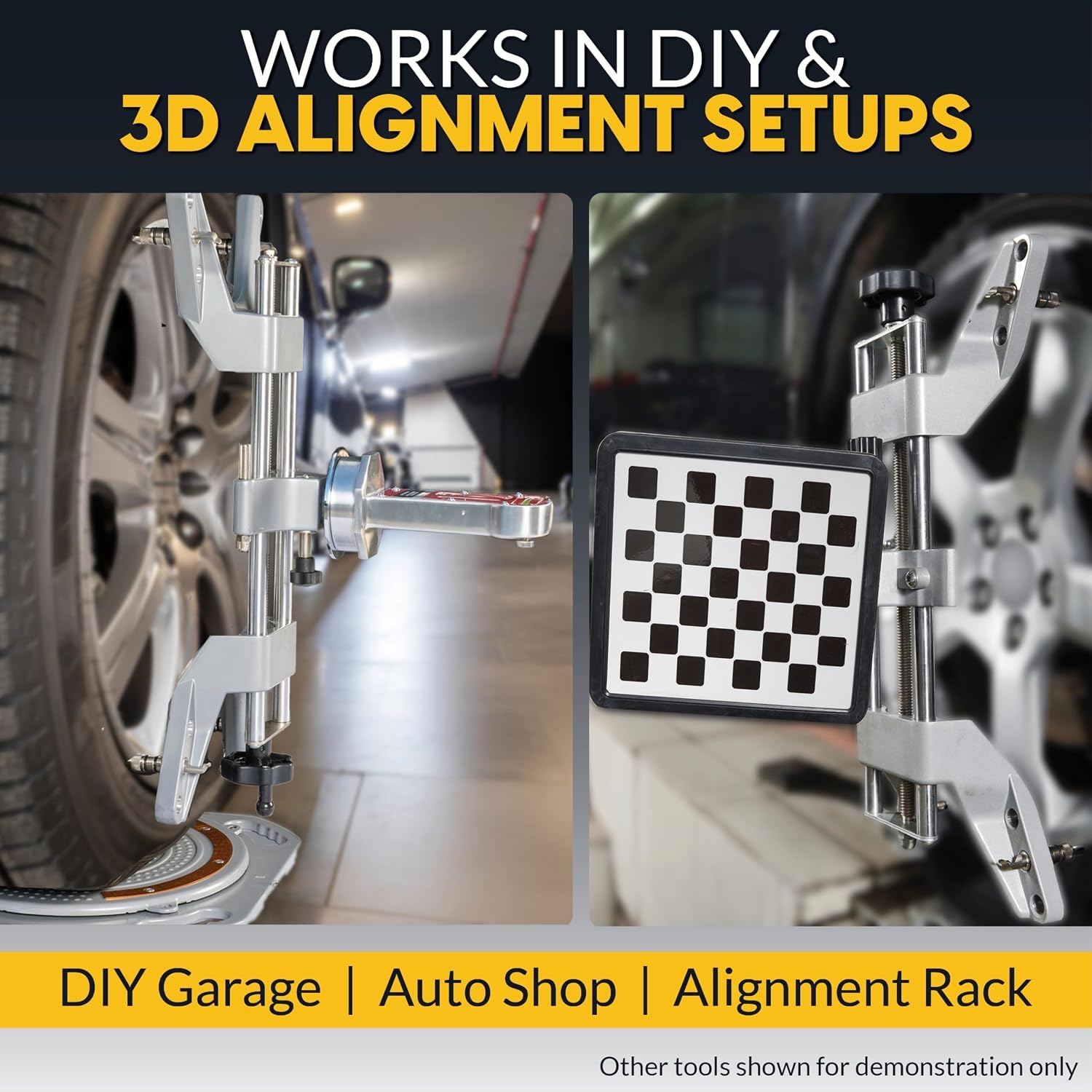 AutoSolo 3D Uitlijningswielklem & Magnetische Adapter - 30% Korting
