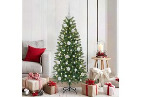 VidaXL Kerstbal Set met 150 LED - Wit Kunststof (79% Korting)