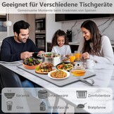 WochiTV Warmhoudplaat Grijs - 34% Korting